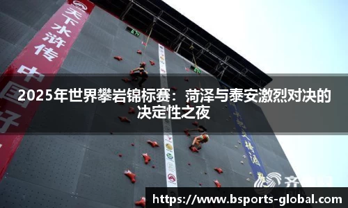 2025年世界攀岩锦标赛：菏泽与泰安激烈对决的决定性之夜
